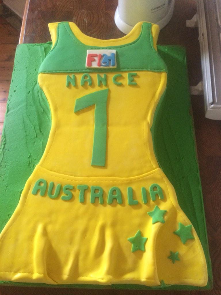 The best cake you'll ever see! <a href="/HockeyAustralia/">Hockey Australia</a> <a href="/Hockeyroos/">Hockeyroos</a> <a href="/FIH_Hockey/">International Hockey Federation</a>