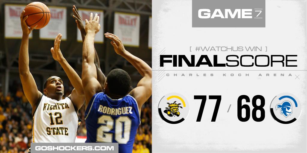 #WATCHUS WIN | No. 11 Shockers-77, Pirates-68

Player of the Game: Darius Carter Jr. (16 Pts, 12 Reb, 8-12FG)