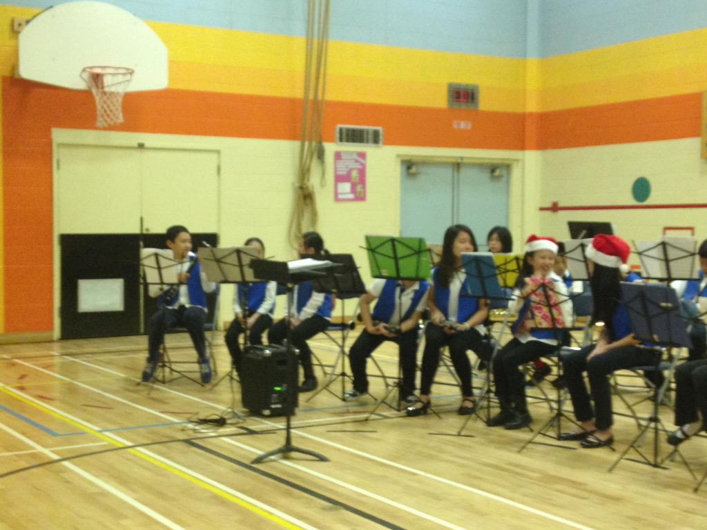 Getting for our Osler Band winter concert