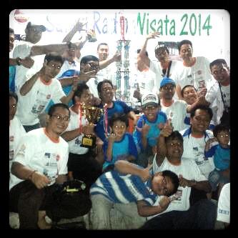 RadioWisata's tweet photo. Juara Umum Safari Radio Wisata 2014 http://t.co/TbY7iT40mh