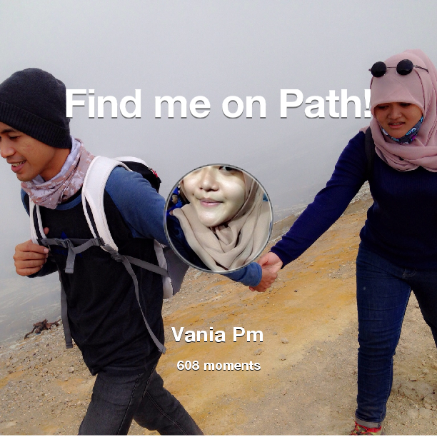 vaniapm's tweet photo. I've shared 608 memories with my friends on #Path - see them now at http://t.co/StYItrgU8c! #thepersonalnetwork http://t.co/E3Yq3GtAY7