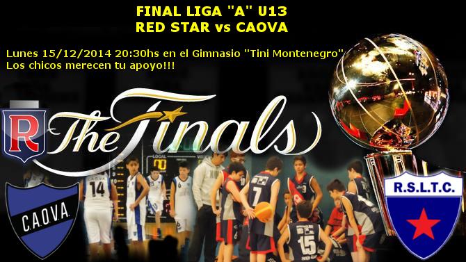 #basquet #rosarina Lunes 15/12 20:30hs en el "Tini Montenegro" la U13 del Rede juega la primer final contra Caova.