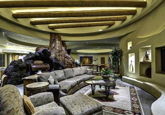 This $6.25 million home was built using 3,400 sticks of dynamite among lava fields &amp; red rock. on.mktw.net/1yyOmdw