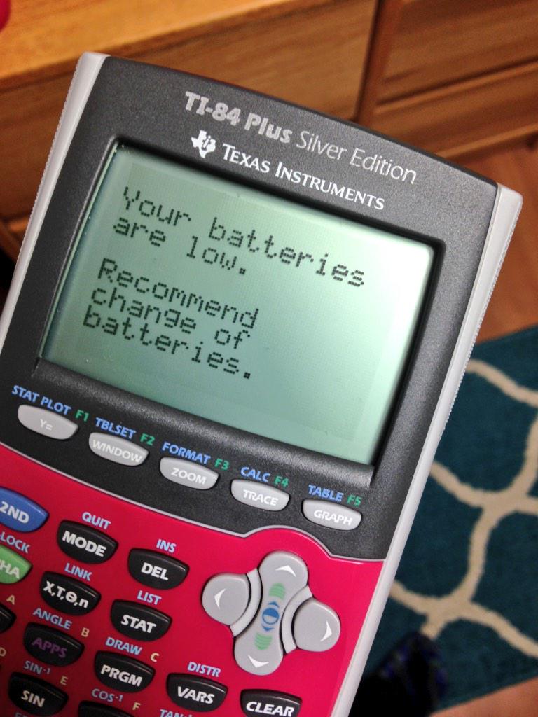 lizzklev's tweet image. Wow I'm so glad I turned my calculator on before I got to my exam tomorrow morning 😅👍 #lucky #almostfailed