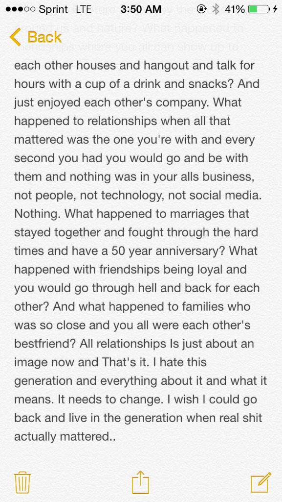 brookenicole78's tweet photo. Just had to write what was on my mind.. http://t.co/6yhL5zS8TV