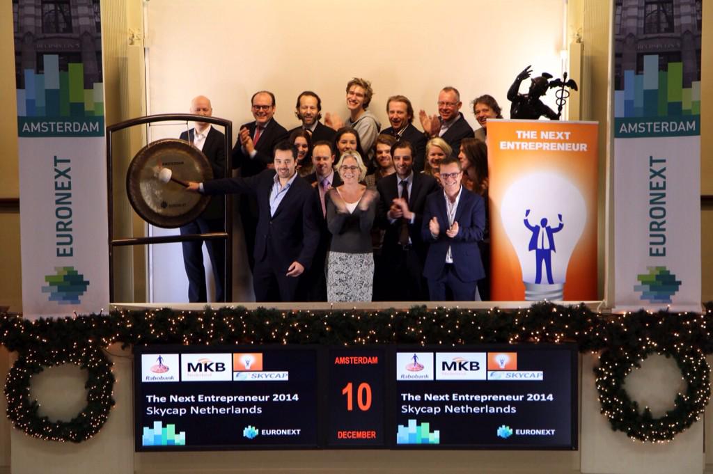 Just opened the Dutch stock exchange! #TNE14