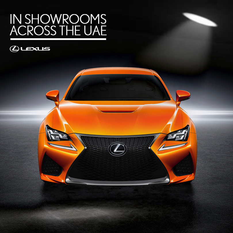 LexusAE's tweet photo. Visit your nearest Al #Futtaim Motors Lexus showroom and take a look at the all new #RCF for yourself? http://t.co/BkX1sv11kL