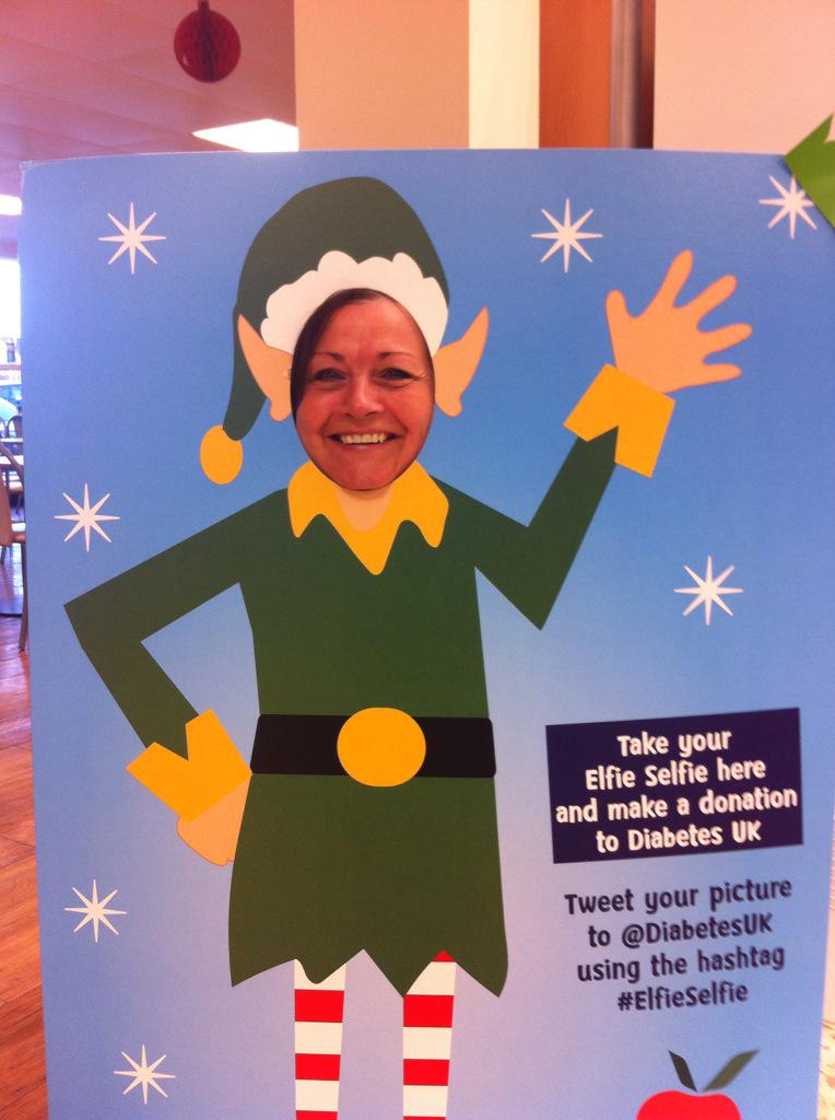 jdmalone1985's tweet photo. Di Smith in Hereford 2 #elfieselfie @DiabetesUK http://t.co/w6X87whIpn
