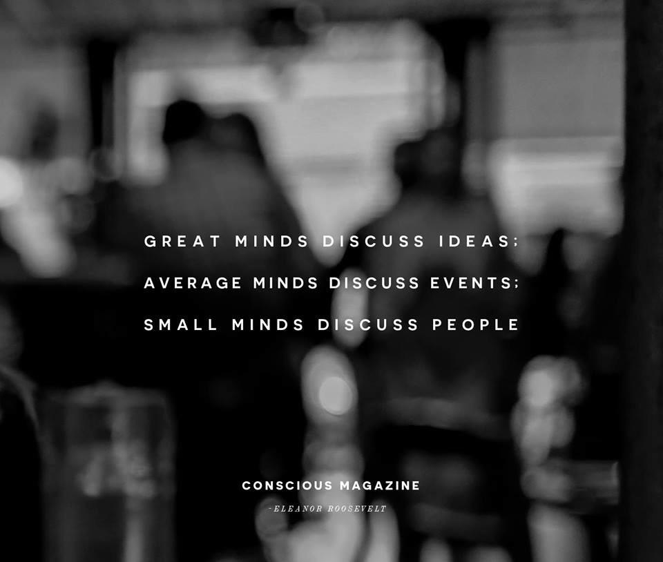 ryanshanks's tweet photo. Great minds discuss ideas; average minds discuss events; small minds discuss people! @mcuban @TonyRobbins #MSUM14 http://t.co/mE5IkPJVAf