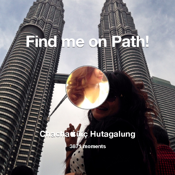 ocha_dhe's tweet photo. I've shared 3,871 memories with my friends on #Path - see them now at http://t.co/NyMNDTgSBN! #thepersonalnetwork http://t.co/JBk53AIZRj