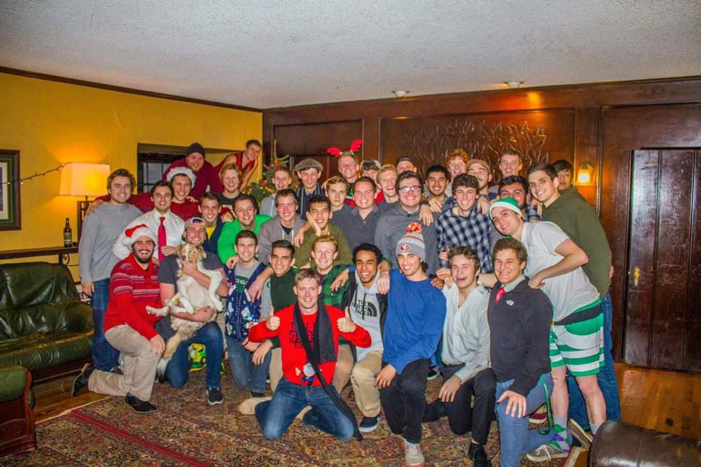 Happy Holidays from the brothers of Alpha Eta Delta chapter of Chi Psi! 🎄