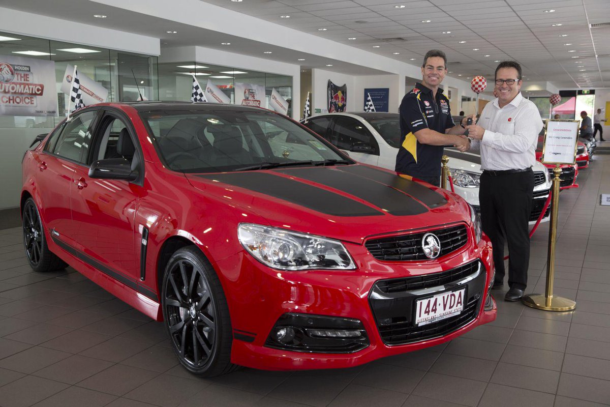 craiglowndes15's tweet photo. Incredibly excited to get the keys to my @holdennews Special Edition SS V Commodore. They even named it after me! :D http://t.co/PhrjhaHeSl