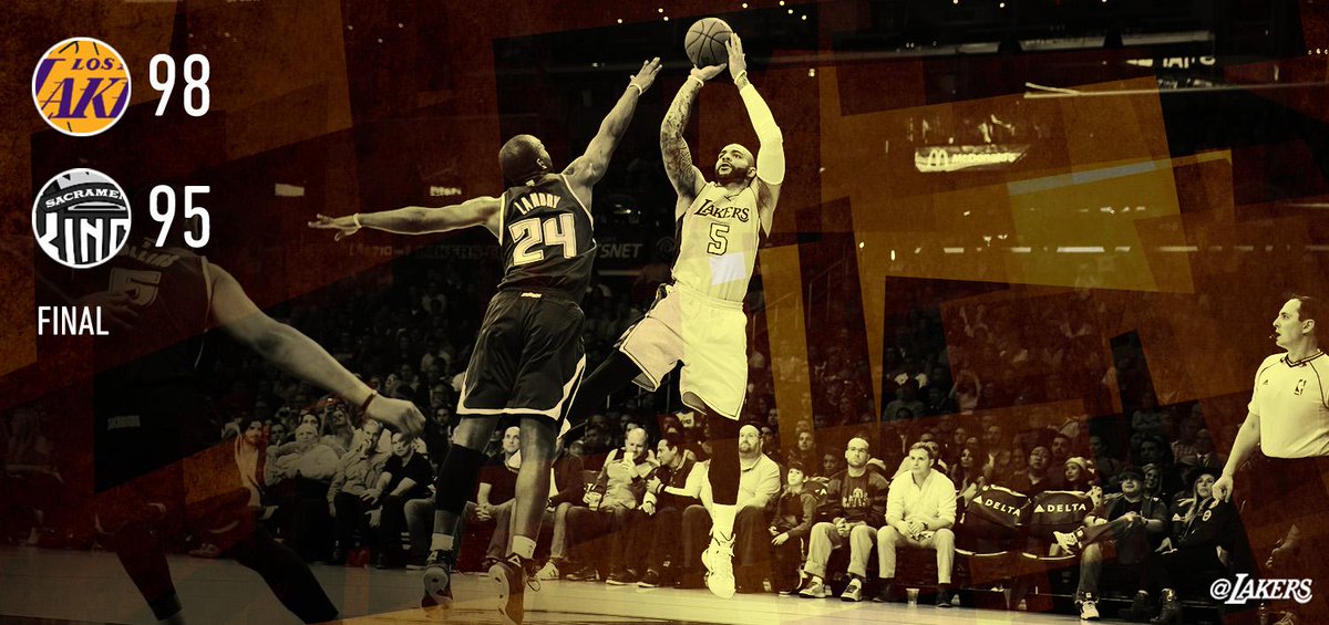 Lakers's tweet photo. #LakersWin http://t.co/GtCZYzJQ55