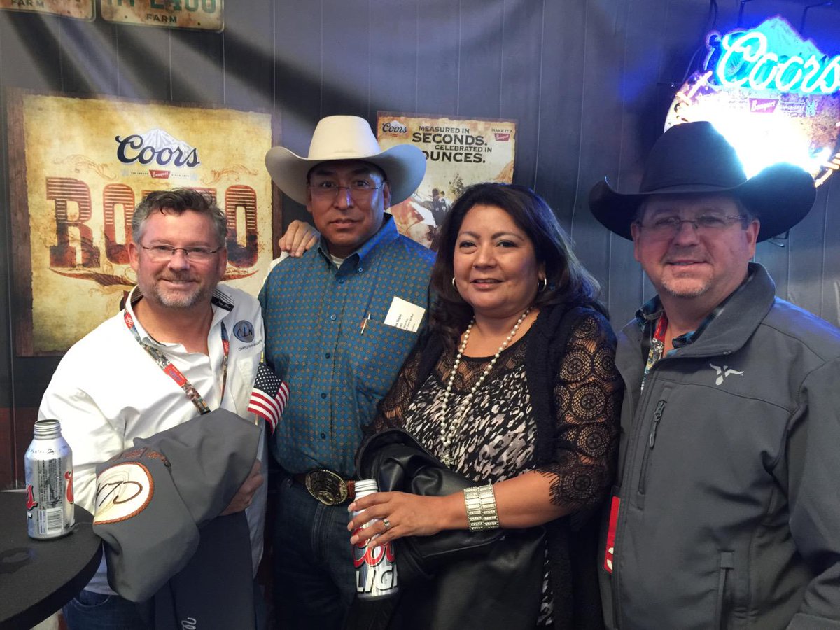 cowboylifestyle's tweet photo. @CoorsLIghtRV rockin the party #WNFR2014 after Round 6 #akchin #nobull @KirchmannMedia http://t.co/FVuqoroEUO