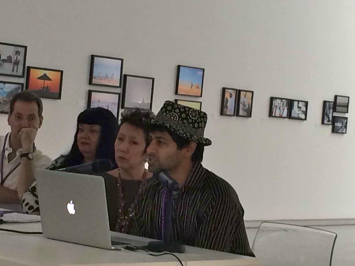 Omarrahim's tweet photo. Presenting past/present projects at FIND's Reversible Conference @NYUAbuDhabi, @revart14, @SharjahArt http://t.co/cuJ38yux7X
