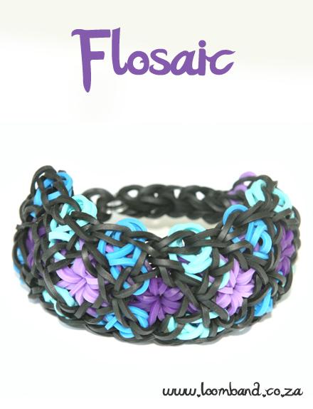 Loombandsa's tweet photo. Flosaic bracelet #loombands tutorial http://t.co/gzk8nwZif0 http://t.co/ee6qGtbSt0