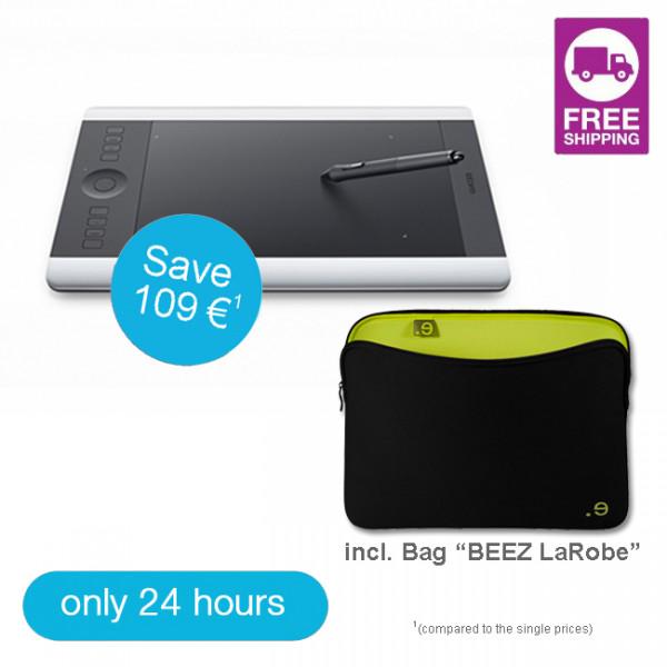 Wacom_eStore's tweet photo. Save 109€* today on a #Wacom #Intuos Pro Special Edition incl. Beez Bag - only 24 hours!: http://t.co/G4TbMqo66m http://t.co/TBoITVRF26