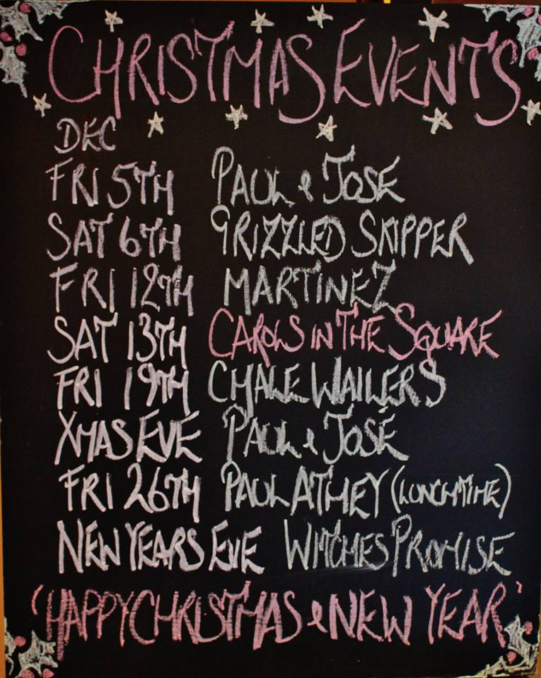 Why not pop in and have a listen to some live music this month