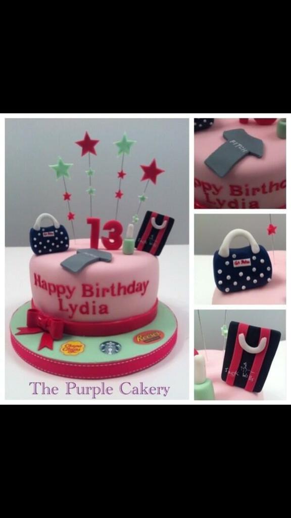 BoopaLoopy's tweet image. All the essentials a teenage girl needs #Handbag #tShirt #NailVanish #BirthdayCake