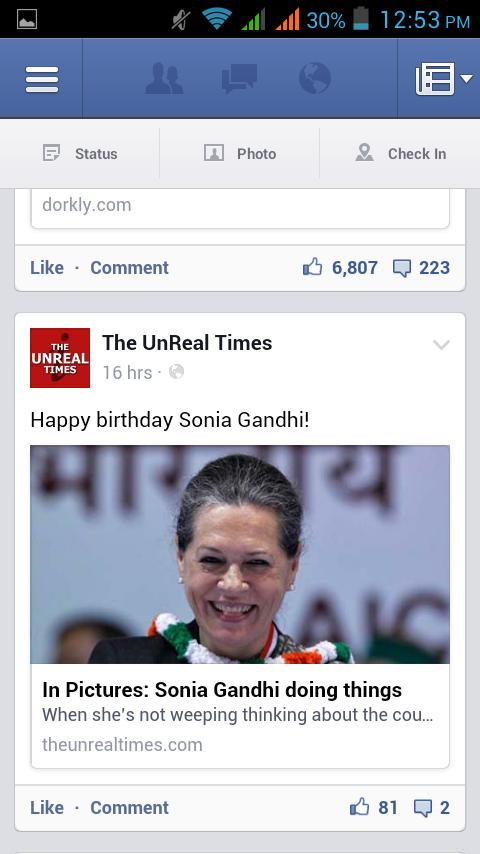 Sonia gandhi gave fair leadership to world in last decade, happy birthday 