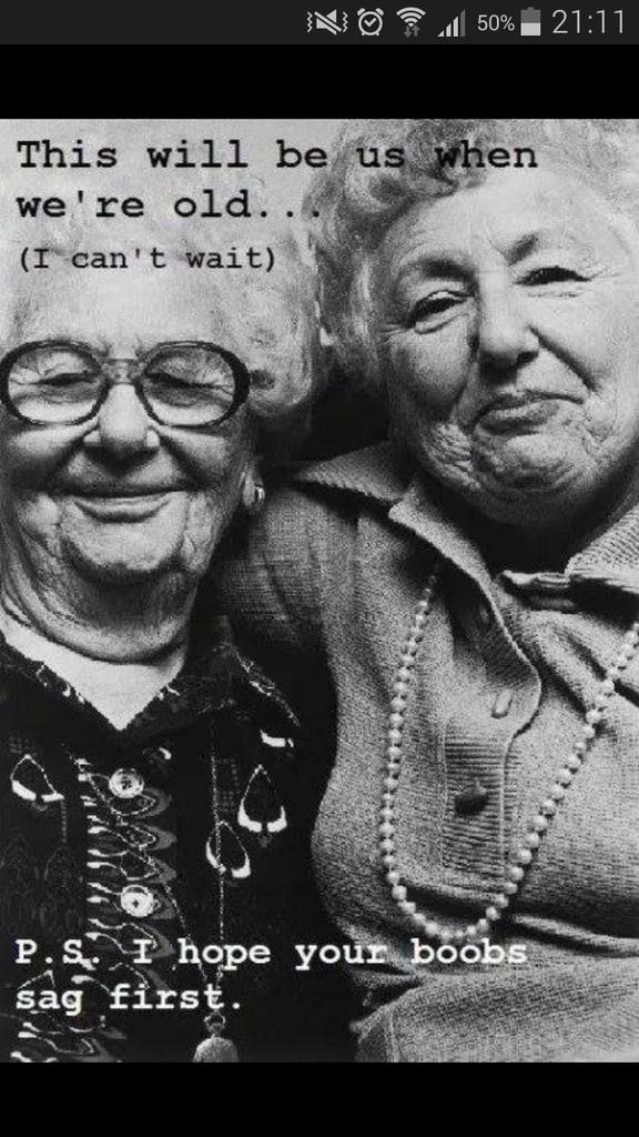 Tinalein79's tweet photo. Hope so 😂😂😂😂 #old #boobs #bestgirls #stillInPartyMood #wohoo #angelsInHell @Hedi398 http://t.co/FOtcSIIOgj