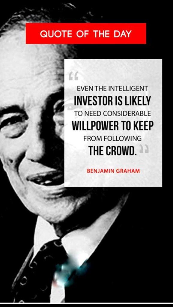 Malkansview's tweet photo. #BenjaminGraham always buy stocks that were trading at the discount to their net current asset value. #trader http://t.co/HVupJ1amDw