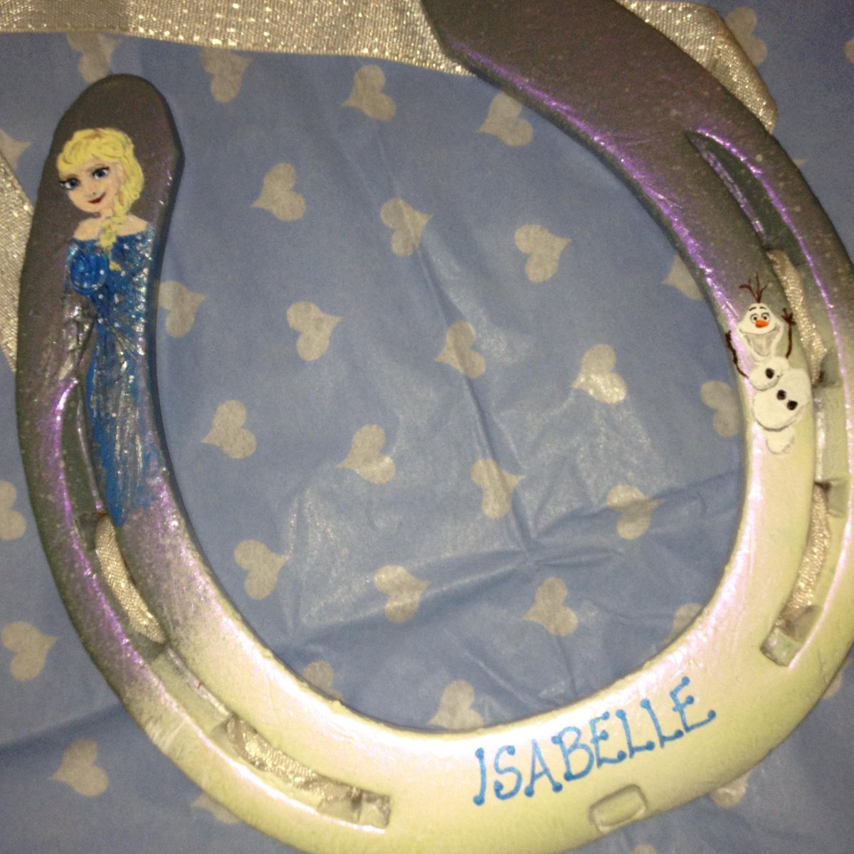 HoofingJenny's tweet photo. Frozen theme :) http://t.co/rQjU1bw5cm