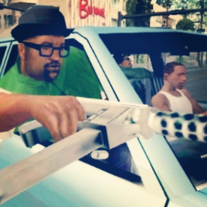 BigSmoke420_'s tweet photo. Me and my squad are with the shits. #SoSaysBigSmoke #187s #GroveStreet http://t.co/PyfSJ8wgju