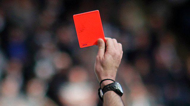 SundayChants's tweet image. RT if you've ever been given a red card.