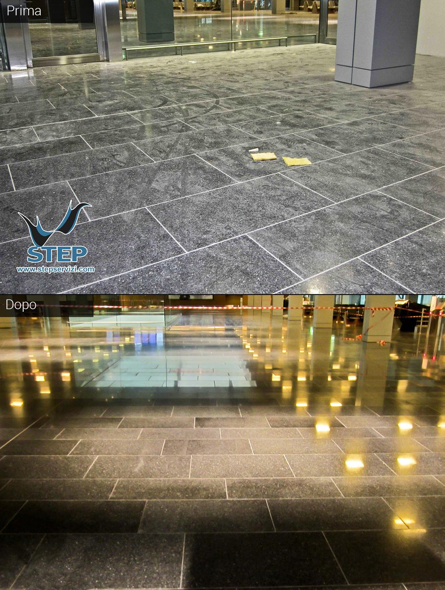Floor Renovation @ZurichAirport (Before/After) - Ripristino pavimentazione @ Aeroporto Zurigo (Prima/Dopo) #polished