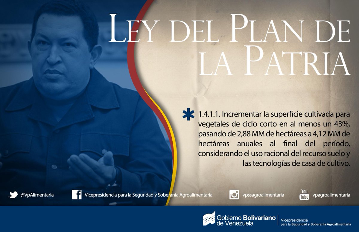 VpAlimentaria's tweet photo. Conoce el Objetivo 1.4.1.1 #ObamaNoAceptamosSancionesDelImperio http://t.co/TZSECgKzdg