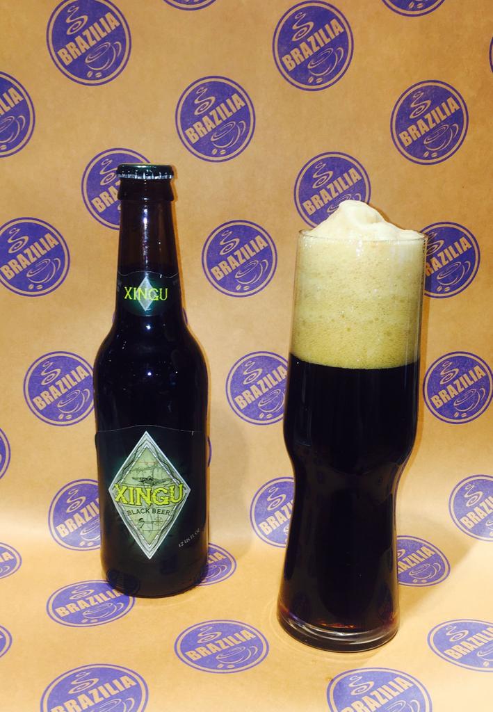 braziliacafe's tweet photo. #NationalLagerDay at #BraziliaCafe all day! Our house #brazilian #beer B1G1 all day #XinguBeer http://t.co/YuJDRKSsVN