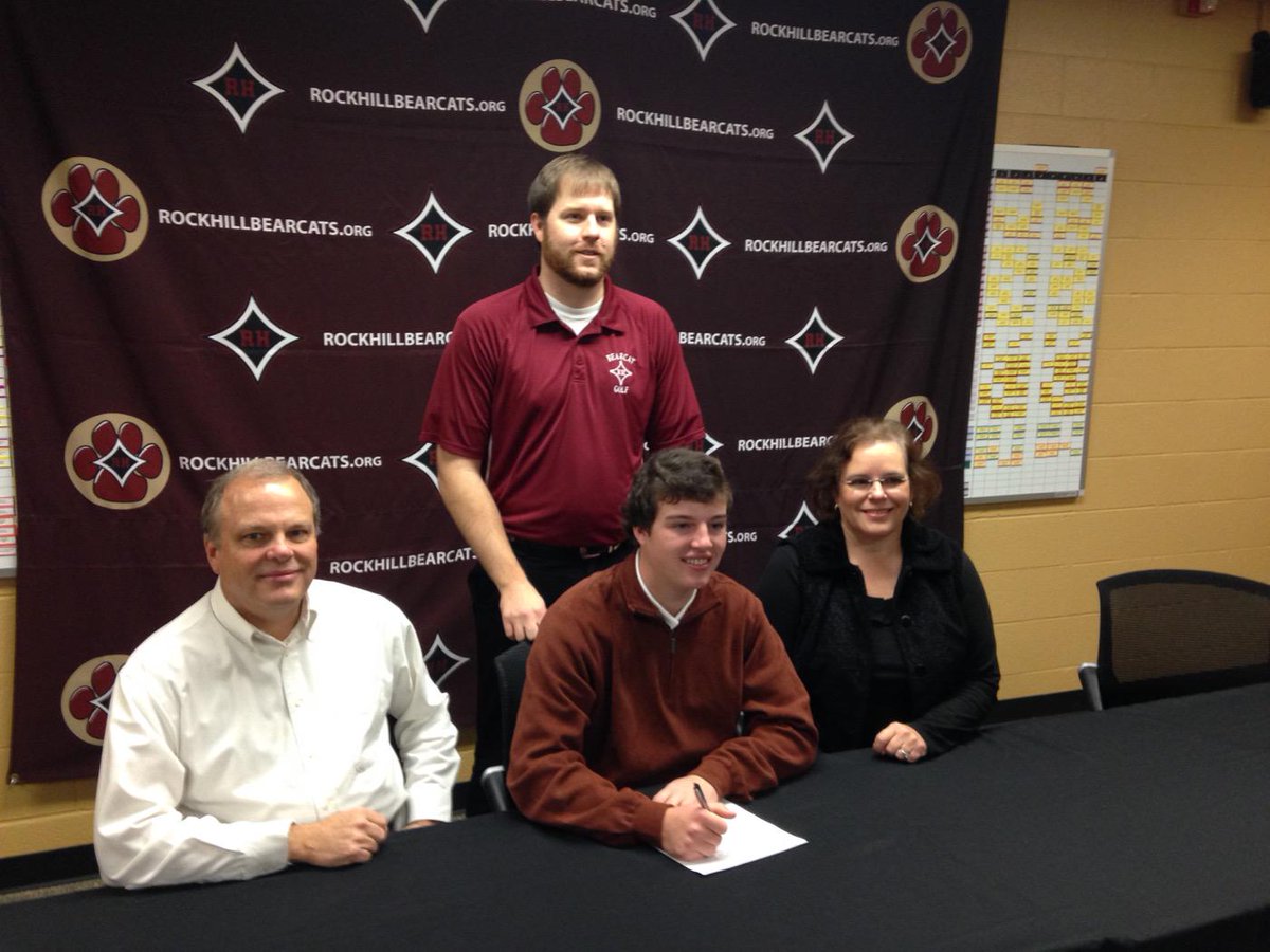 BW_BE_Athletics's tweet photo. Coble Panetti signs with Erskine on a golf scholarship. http://t.co/7iEd6op5Id