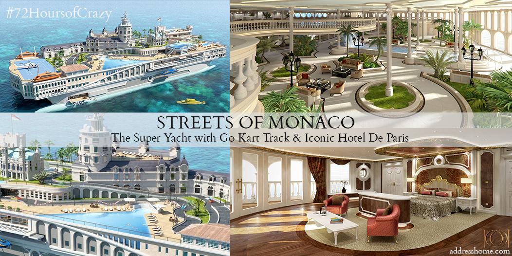 Address Home 72hoursofcrazy Streets Of Monaco Mediterranean Luxury Super Yacht Designed To Mimic Billionaires Playground City Http T Co U42fyujknr