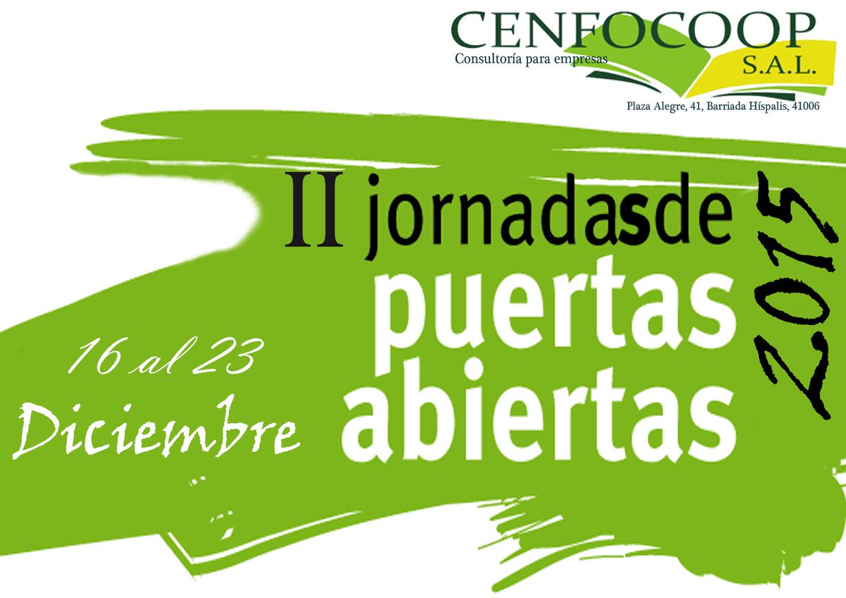 Cenfocoop's tweet photo. Nuestras #IIJornadasPuertasAbiertas #CursosOnline No pierdas la oportunidad de inscribirte http://t.co/6ZTfs3BIOq http://t.co/1FpjeHsadw