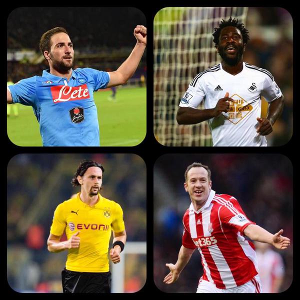 Happy birthday to Napolis Gonzalo Higuain, Swansea man Wilfried Bony, BVBs Neven Subotic and WWE star Charlie Adam! 