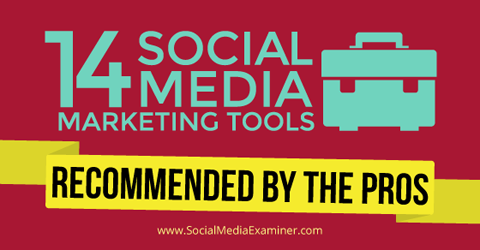 AMDConsultant's tweet photo. 14 Social Media Marketing Tools Recommended by the Pros http://t.co/ERc7awfzAV http://t.co/9Lo0lUeNTS