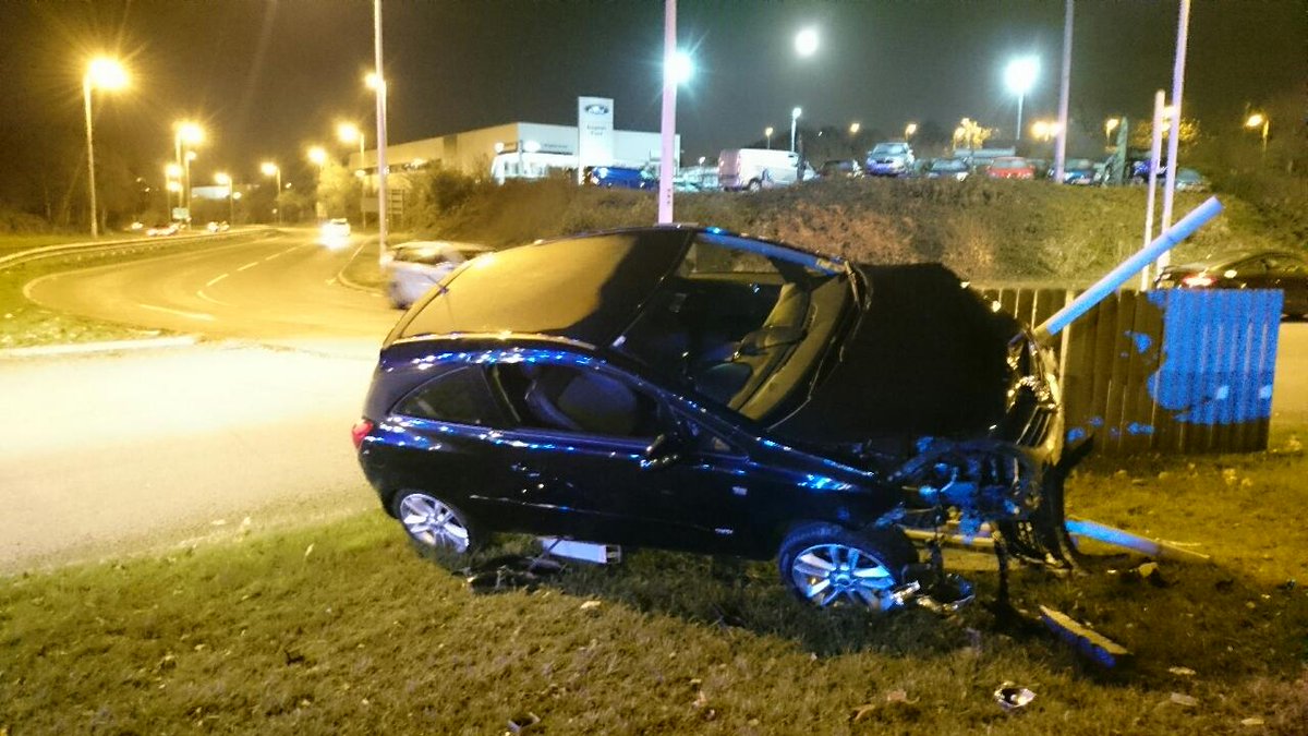 DorsetTraffic's tweet image. Week 1 of the Drink Drive Campaign. 7 drivers arrested and charged so far including the driver of this car.