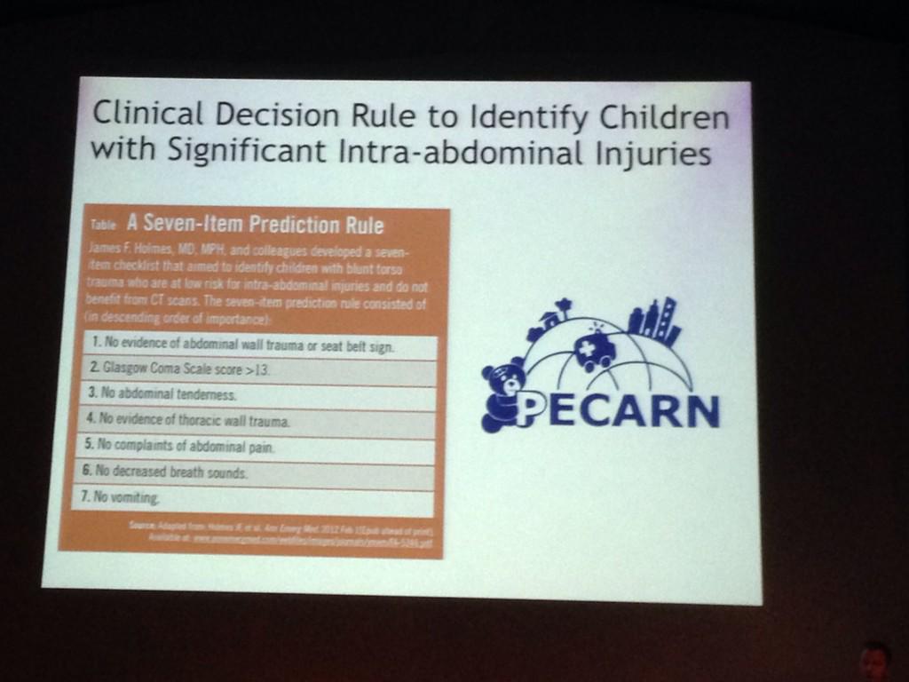 LeechCaroline's tweet image. Let&apos;s not whole body CT every paed trauma #LTC2014