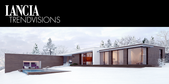 LINE-Architects laat zien hoe je de kou omarmt met dit prachtige 'Weekend House'. #winterbeauty