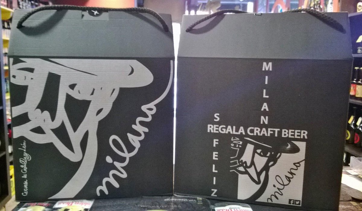 QueensBeer's tweet photo. Ya disponibles los nuevos packs de @CervezaMilana de 75cl. El regalo perfecto para estas #navidades, #cervezaartesana http://t.co/wXWXpvj5bJ