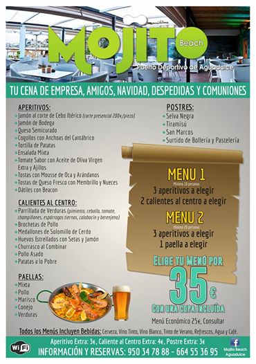 MojitoPlaya's tweet photo. En @MojitoPlaya organizamos todo tipo de eventos. Cena de empresa, de amigos, de navidad, despedidas de solter@s.. http://t.co/IHPnhYxY1V