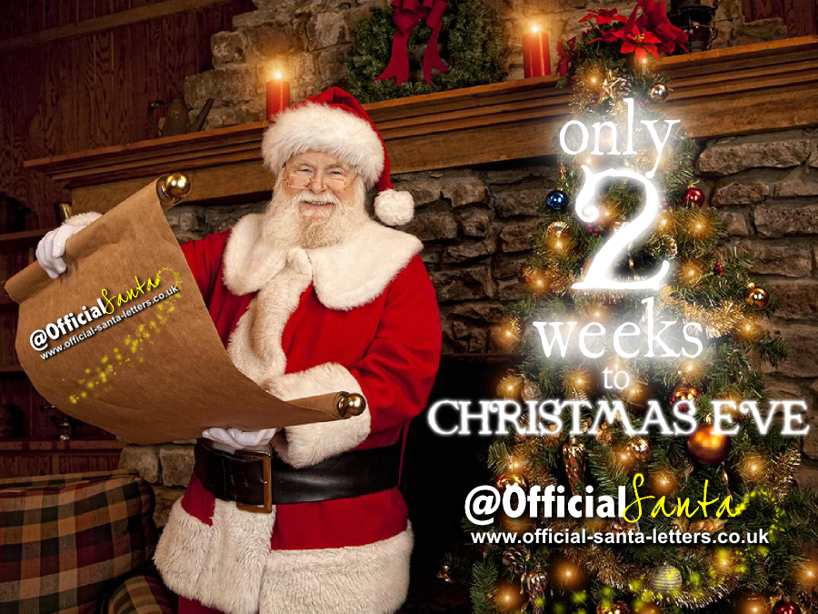 OfficialSanta's tweet photo. ⭐⭐⭐⭐⭐⭐⭐⭐⭐
2 Weeks to Christmas Eve
⭐⭐⭐⭐⭐⭐⭐⭐⭐ http://t.co/sESMILfZXp