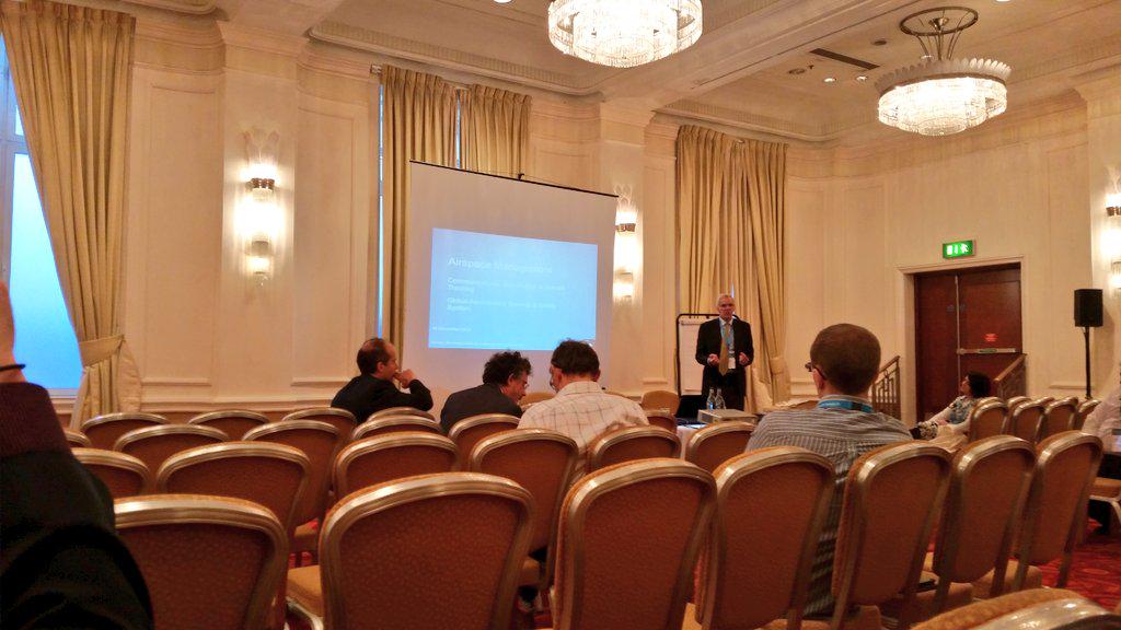 UCC2014_London's tweet photo. Graham Lake outlining why global information sharing infr. is essential for airspace control -- e.g. AF447 &amp; MH370 http://t.co/tblXA7iRIC