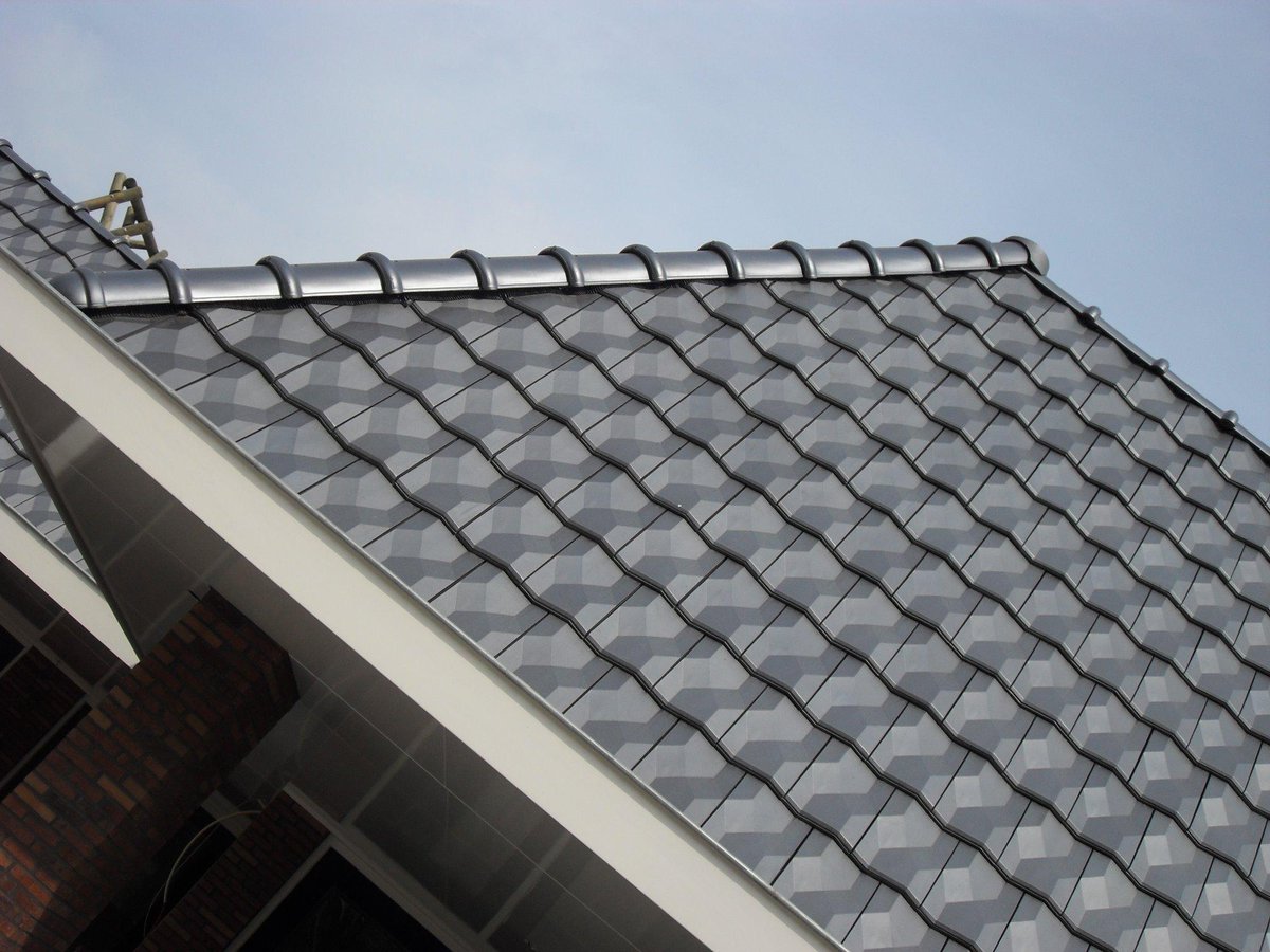 Reference project with the Imerys Diamant Argentique Clay Rooftile. More info : Info@pgsbv.nl