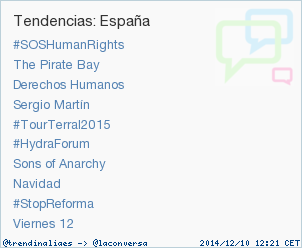 trendinaliaES's tweet photo. #StopReforma acaba de convertirse en TT ocupando la 9ª posición en España. Más en http://t.co/Q195dpb3fQ #trndnl http://t.co/ZRo93hVZt2