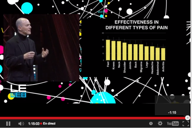 cathcoste's tweet photo. Neuroscience - Christopher deCharms #Omneuron working on inventing new capabilities 4 the brain: ctrl of pain #leweb http://t.co/6PViDKtNtf
