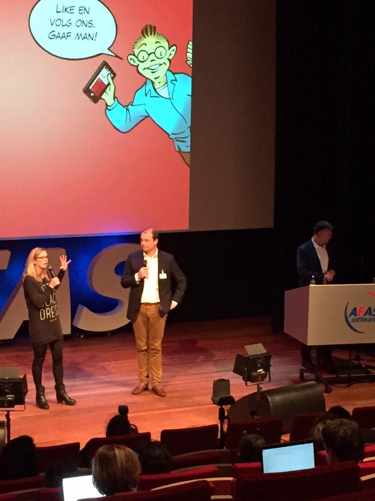 Mirjam en Erwin pitchten vandaag tijdens de AFAS MVO Challenge, samen met 7 andere goede doelen. Spannend!