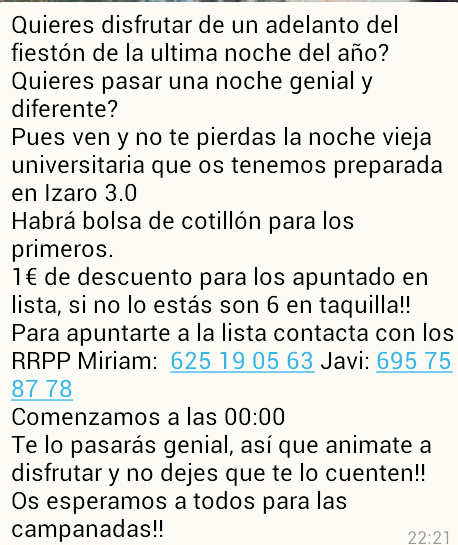 NovatadasCum's tweet photo. Este viernes en @izaro3_0 Nochevieja Universitaria de Enfermería. Buena música y mejor ambiente,¿os lo vais a perder? http://t.co/nqC5iv1W5M