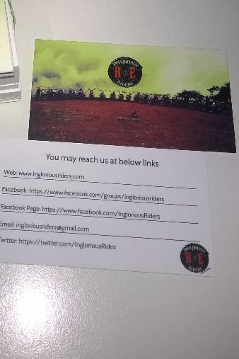 IngloriousRidez's tweet photo. Samples arrived. Rider cards. http://t.co/8pwWtRJ1f0